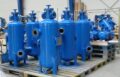 Gas separators in blue