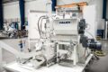 FAUDI briquetting press type WSPK in a production hall