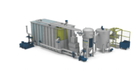 3D image of a precoat filter system with FAUDI logo