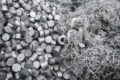 Metal chips and briquettes 