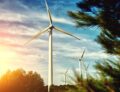 Windmill in the sunshine 