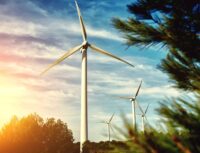 Windmill in the sunshine