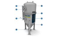 Design layout of FAUDI precoat filters - for cleaning oils or machining emulsions