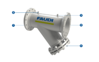 Aufbau FAUDI Y-Strainer - Lösung für Anwendungen mit geringen Schmutzmengen